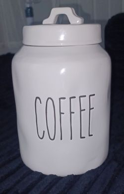 H/HARBOR COLLECTION: COFFEE Ceramic Canister with Lid