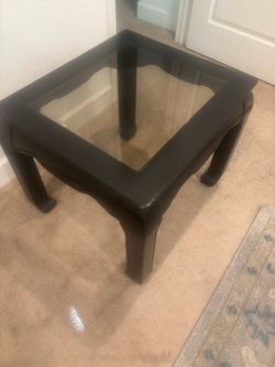All Wood accent table