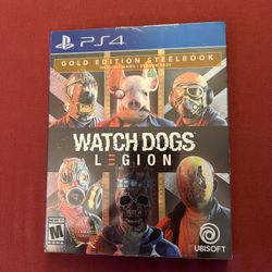Watch Dogs Legion Gold Edition Steelbook PS4 Game 