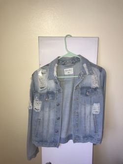 ripped jean jacket