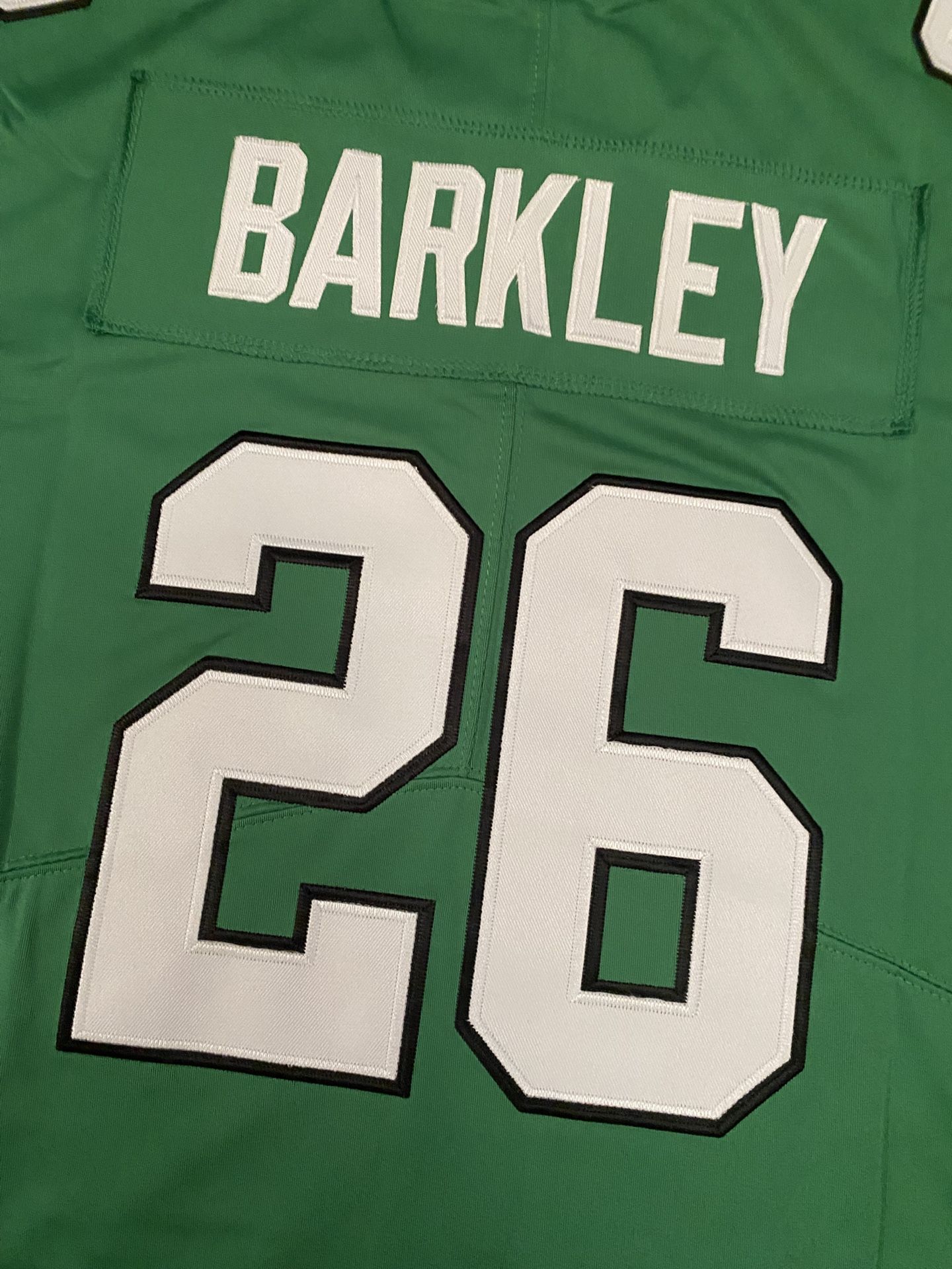 Kelly Green Philadelphia Eagles Saquon Barkley jersey