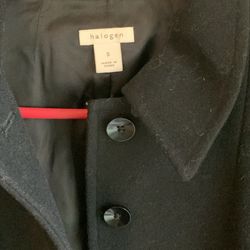 Women’s Knee Length Wool Coat Size Small 