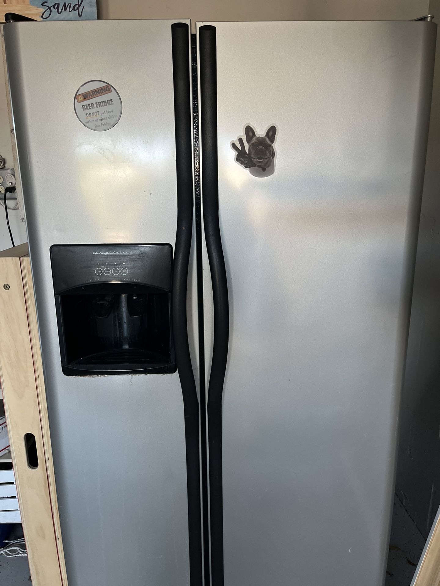 36” Side By Side Refrigerator Freezer