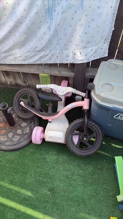 Black and pink bike