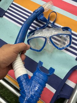 Snorkel set blue
