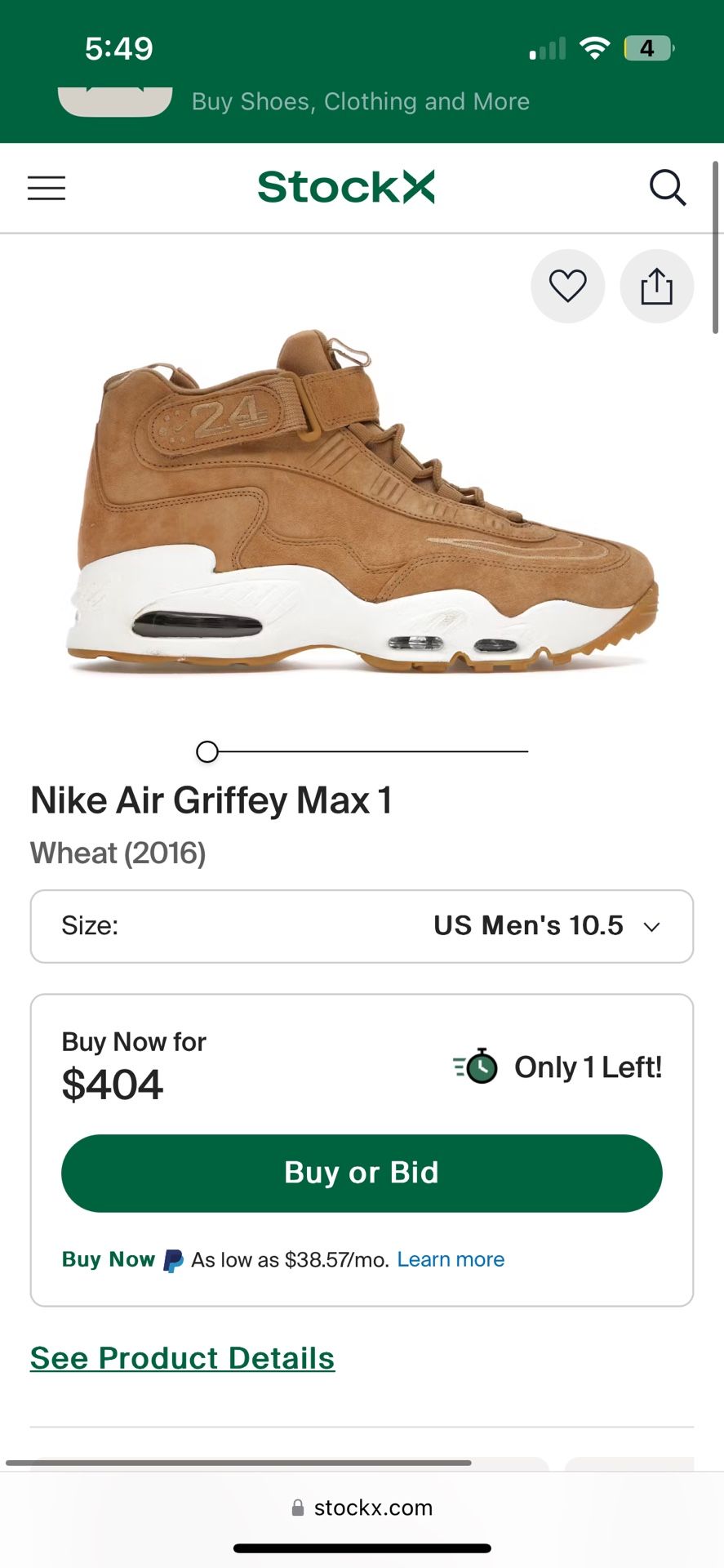 Nike Air Griffey Max 1