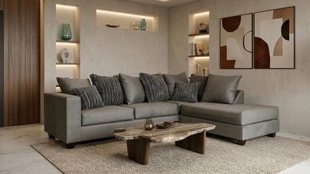 Gray Sectional Sofa – Modern & Stylish