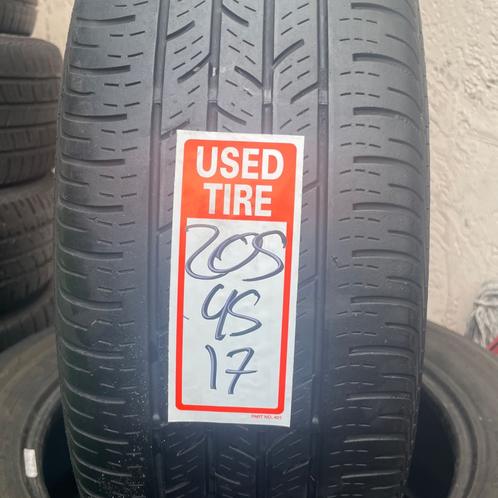 Tires 205/45/17 Continental 