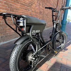 NEW!!! 1000Watt Step Through/Thru Electric Moped Scrambler Style Ebike, 30MPH, 20-50 Mile Range 