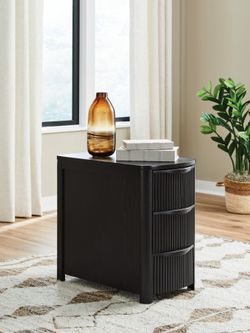 Camdill Black Chair Side End Table (Online Special Price)