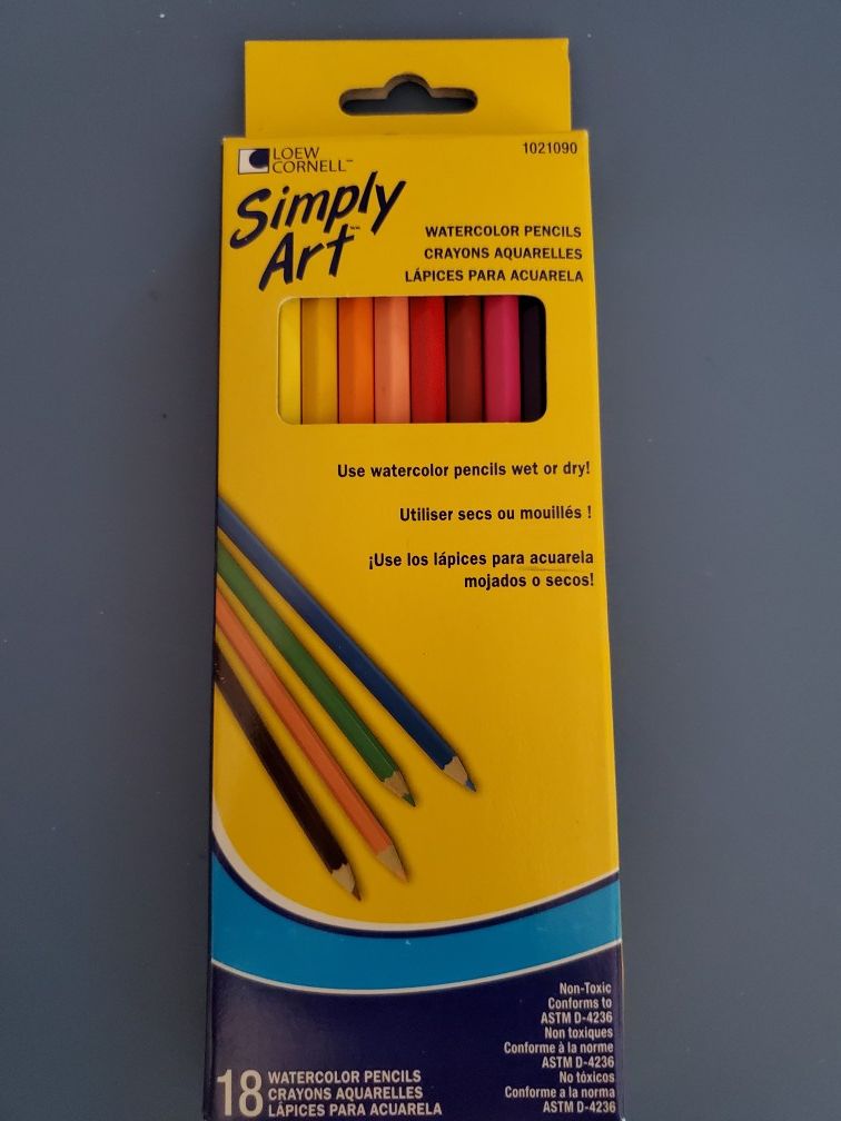 Simply Art Watercolor Colored Pencils - 18 Pack