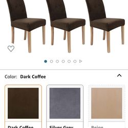 seat Chair Cover In Black Color 6 Pieces
