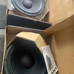 3 15 inch subwoofers 400 OBO