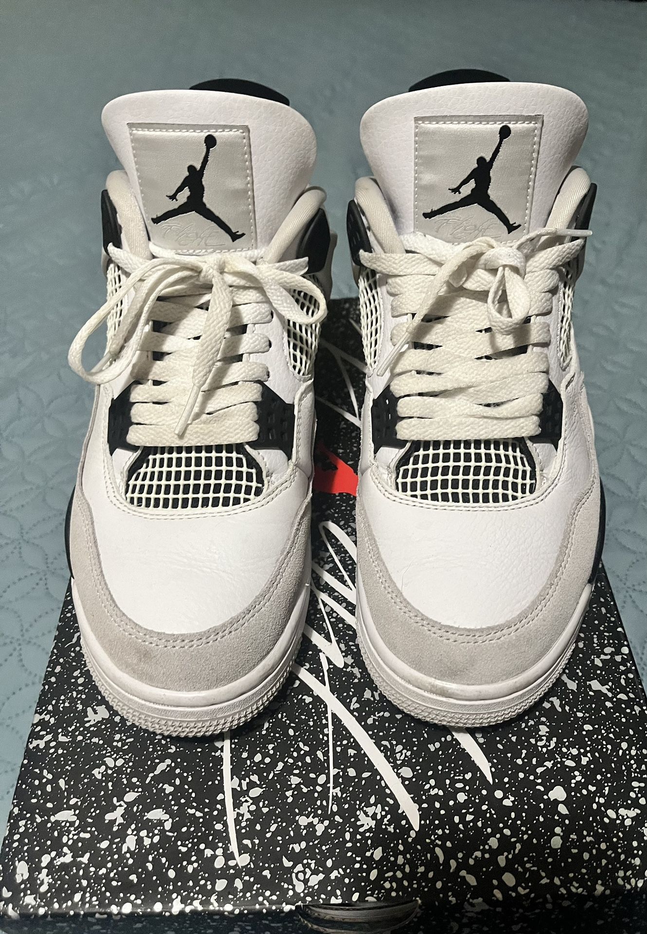 Jordan 4 Military Blacks Size 9