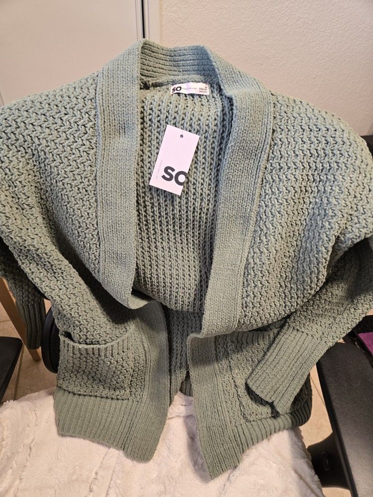Light Green Cardigan