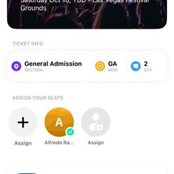 2 Tickets to When We Were Young Festival