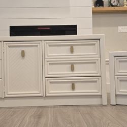 Vintage Bassett Bedroom Set (Dresser & Nightstand)