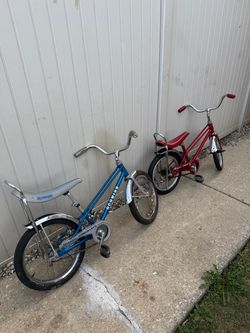 Vintage Schwinn Pixie Kids Bikes – Blue & Red