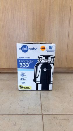 INSINKERATOR POWER SERIES 3/4 HP CONTRACTOR 333 FOOD WASTE DISPOSER