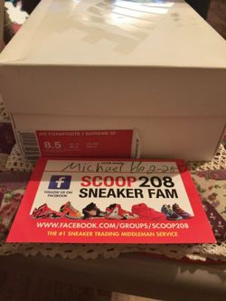 Supreme foam .. size 8.5 brand new