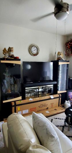 Wall Unit Not The TV 125.00 TV STAND 75.00