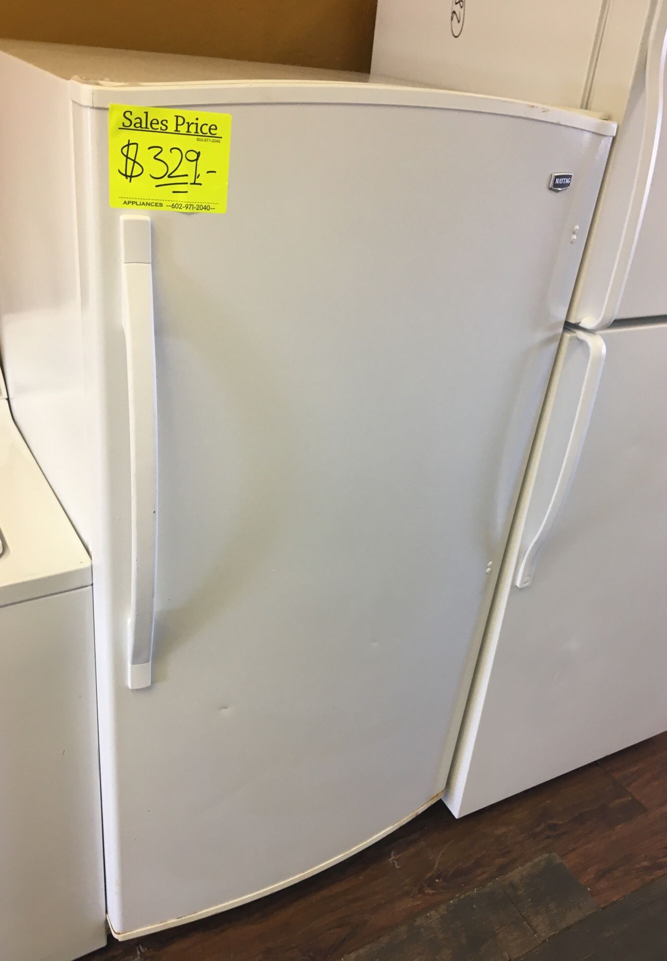 Maytag upright freezer