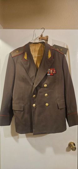 Soviet red army uniform for a general with medals