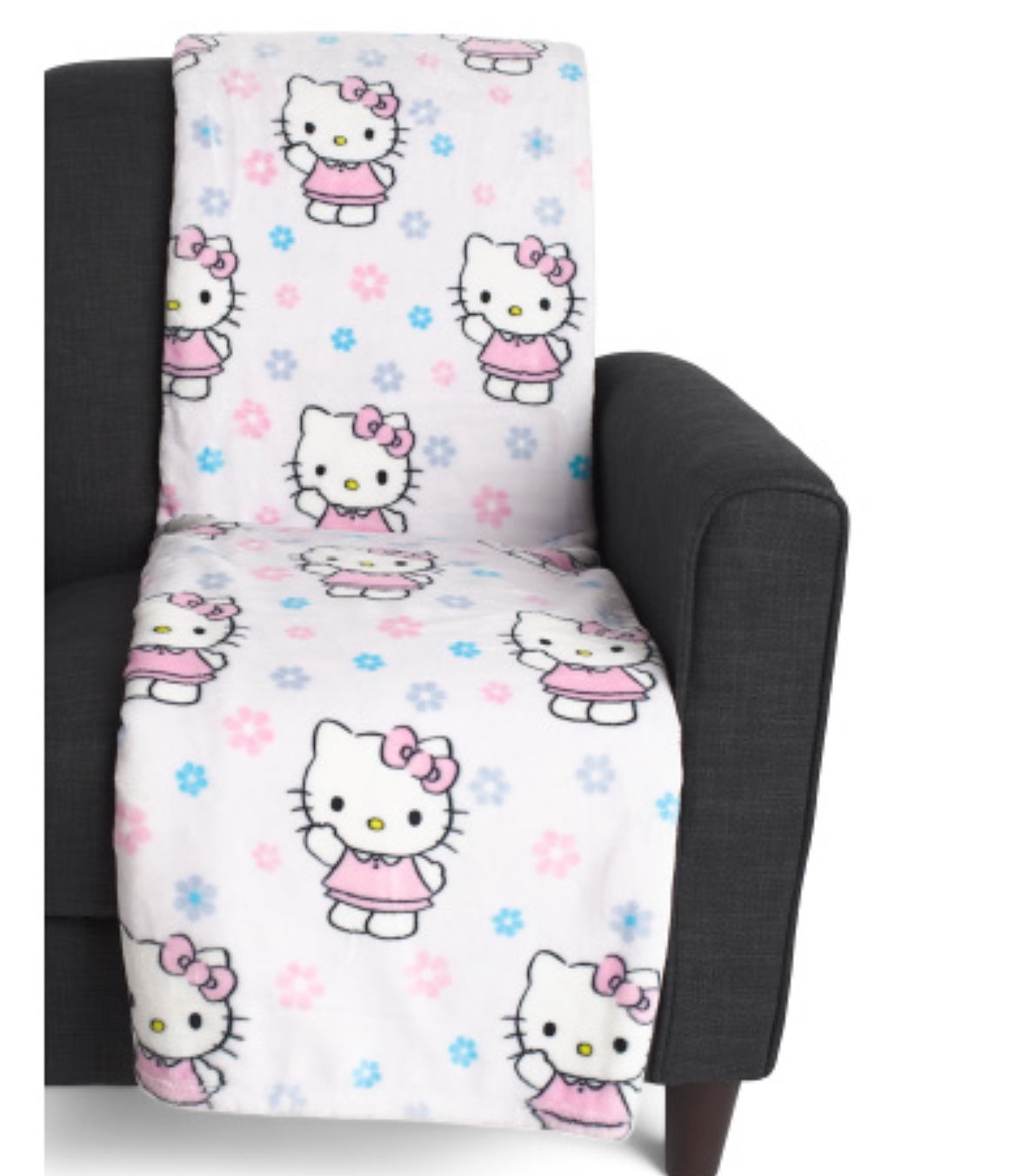 Hello Kitty Floral Blanket 
