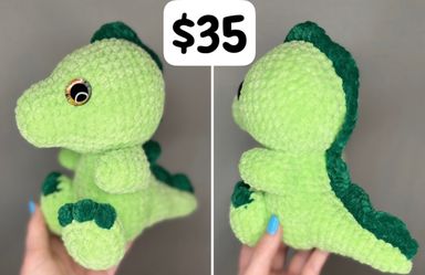 Crochet Dinosaur Plushie