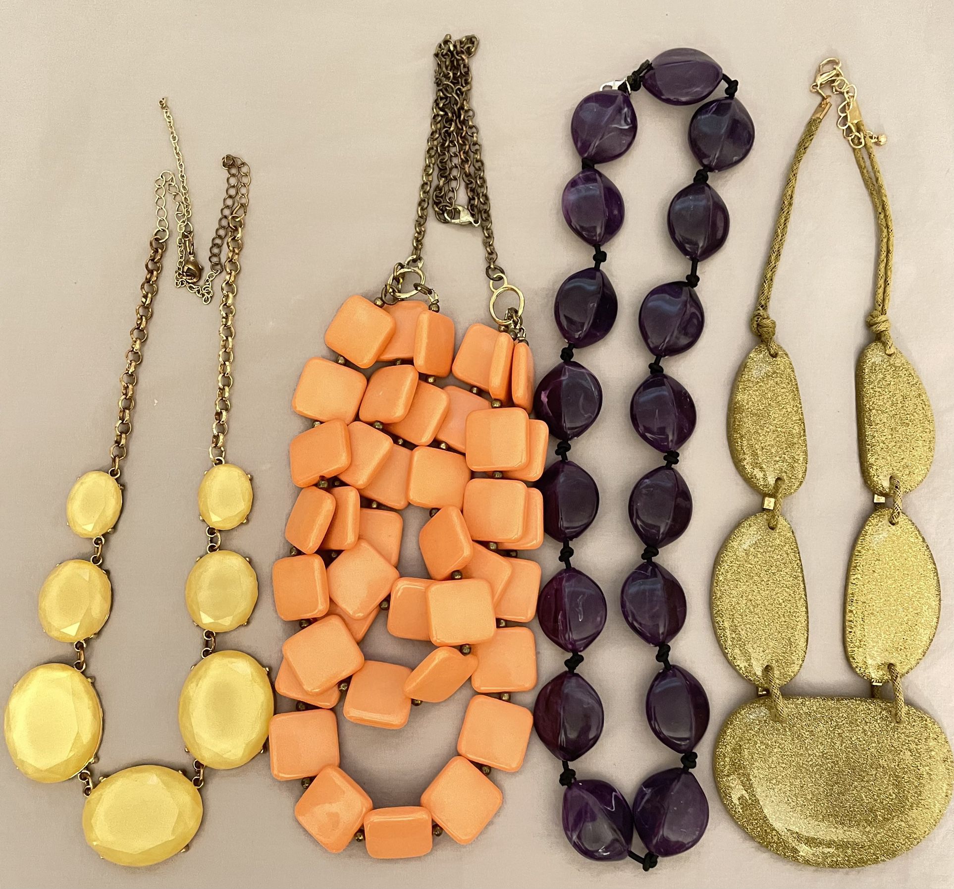 Vintage Costume Necklaces. All For