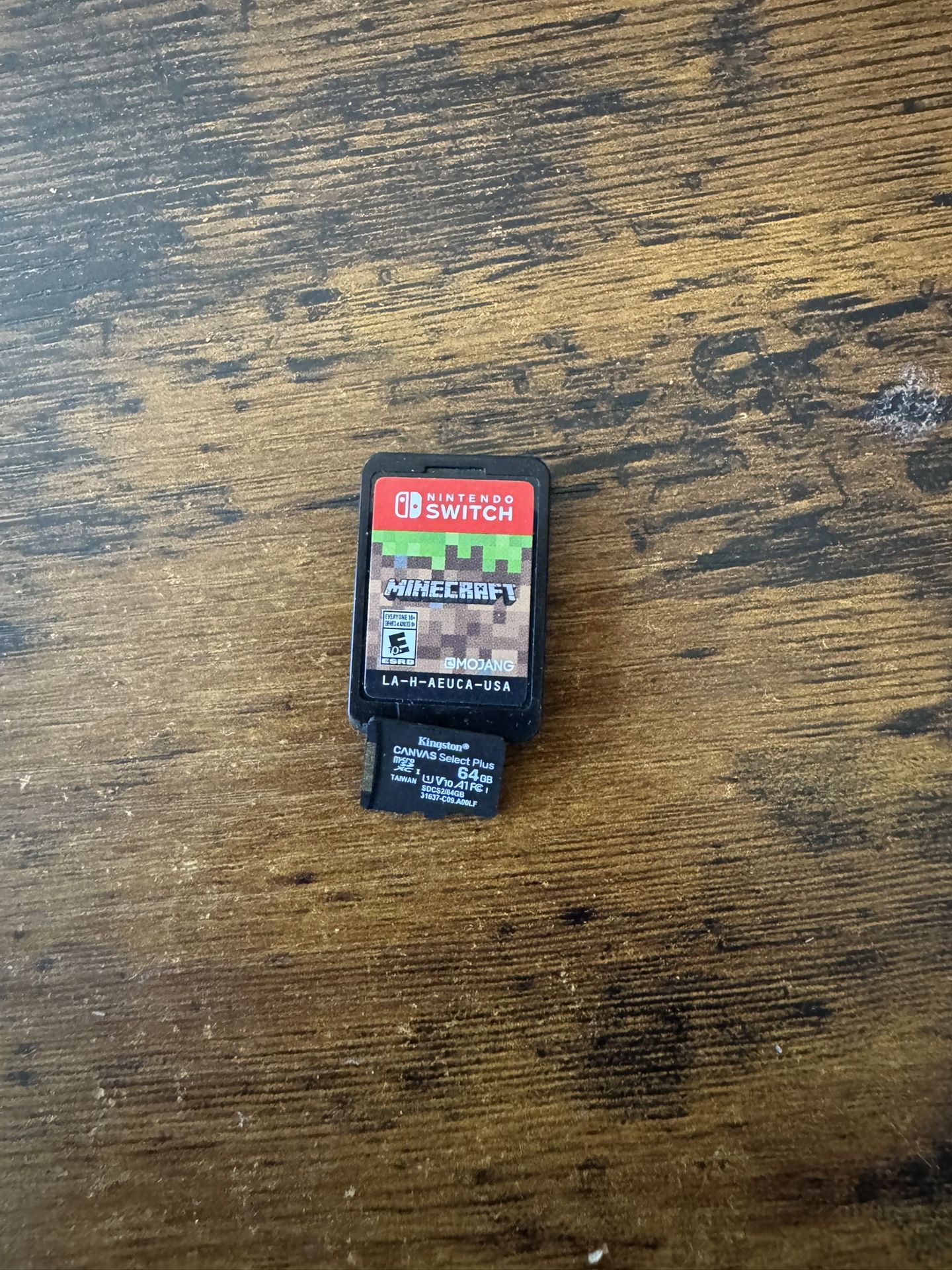 Mine Craft and SD Card.