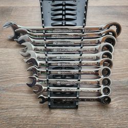 10 Piece Gearwrench Ratcheting Wrench *read Description*
