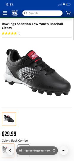 Kid baseball cleats