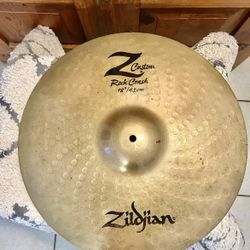 Drums- Zildjian Z Custom Rock Crash 18” $120