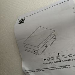 Free coffee table with bedside tables