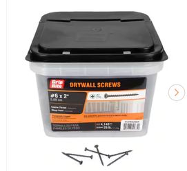 2” drywall screws