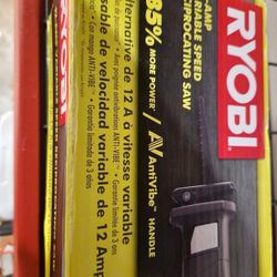 Ryobi 12 Amp Variable Speed Reciprocating Saw New