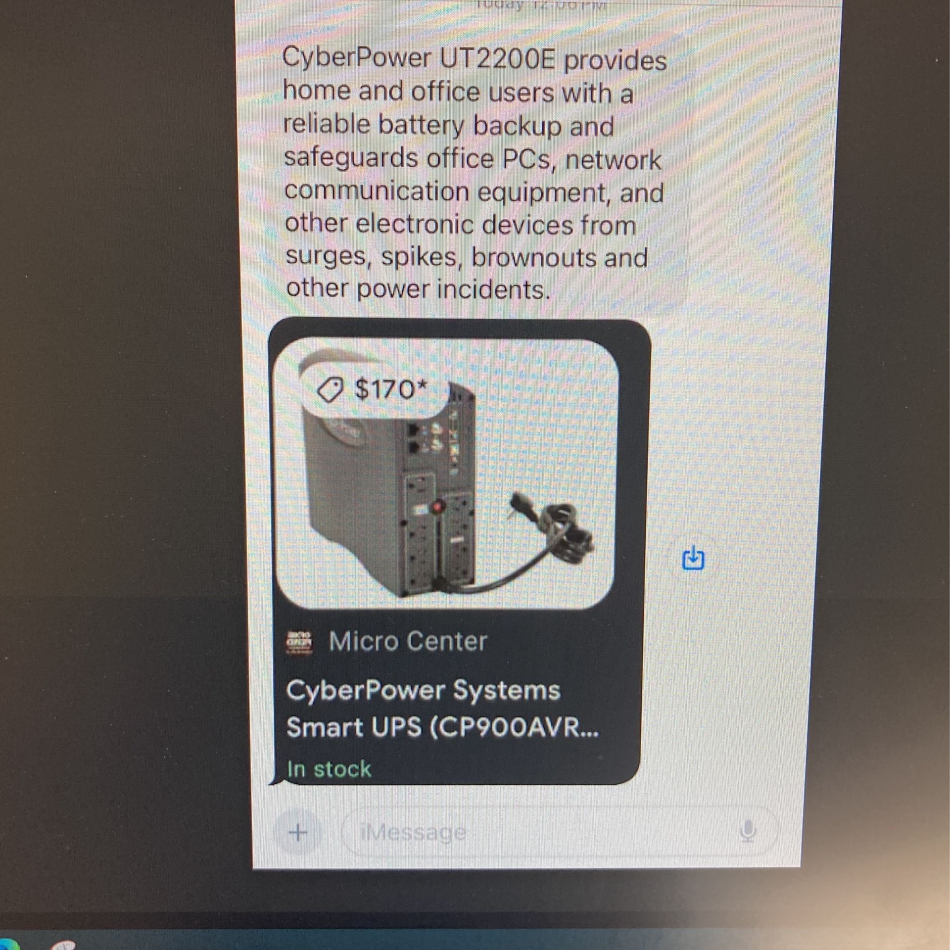 Cyber power UT2200E