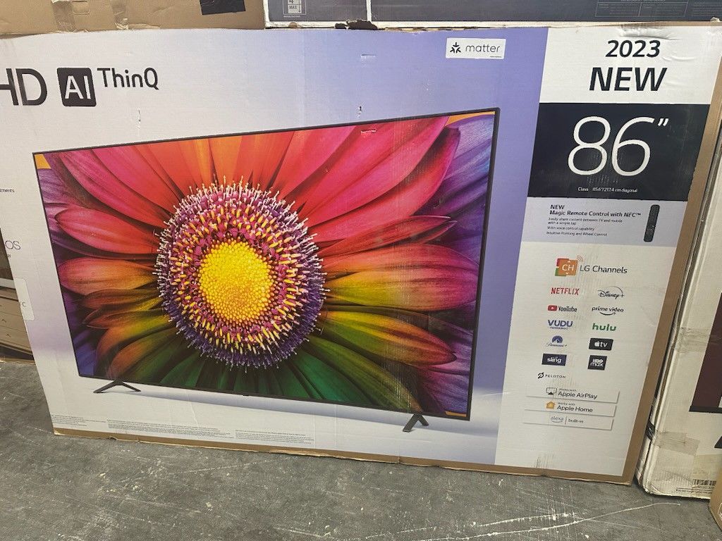 Best Deals. 86" 86" Screen Led Smart 4k By LG ThinQ. 1 Year Warranty