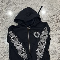 Chrome Hearts Black Zip Up 