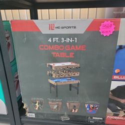 Brand New 4ft 3 In 1 Combo Game Table