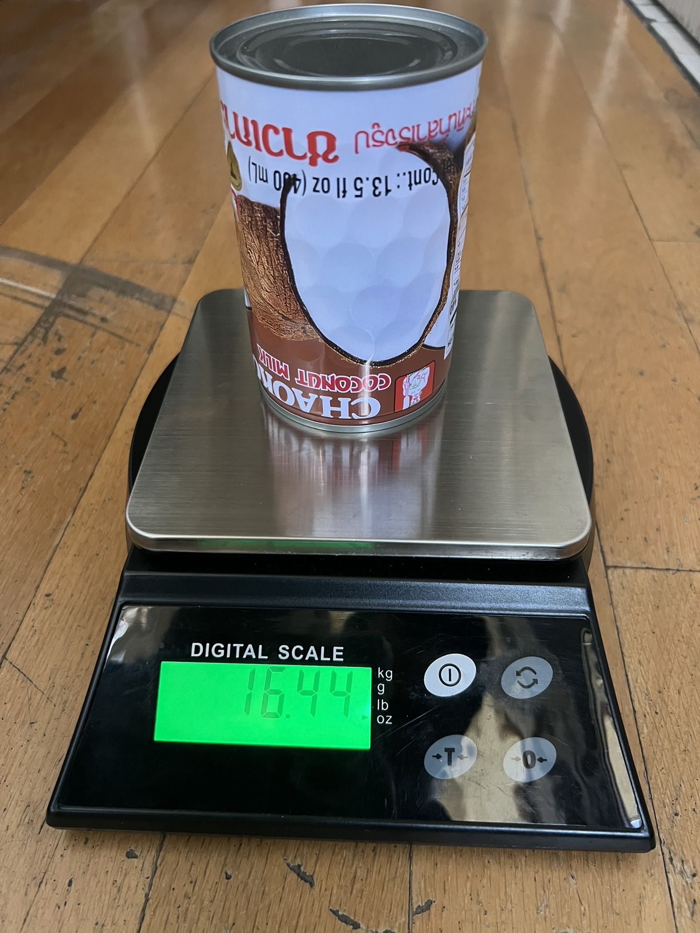 Kitchen Scale With Green Backlit