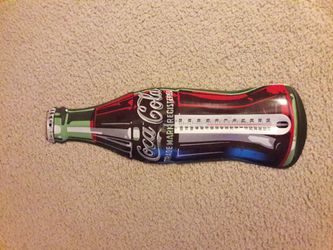 1998 COKE BOTTLE thermometer