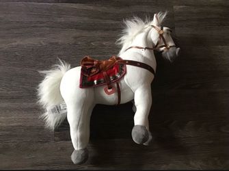 Disney Store Maximus White Horse Rapunzel Tangled Plushie