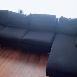 Black And Gold Sectional