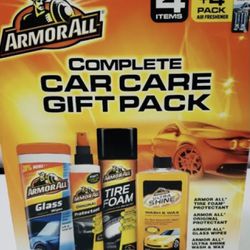 Armor All Complete Car Care Kit (4 Pieces) Car Wash Set PLUS 4 A