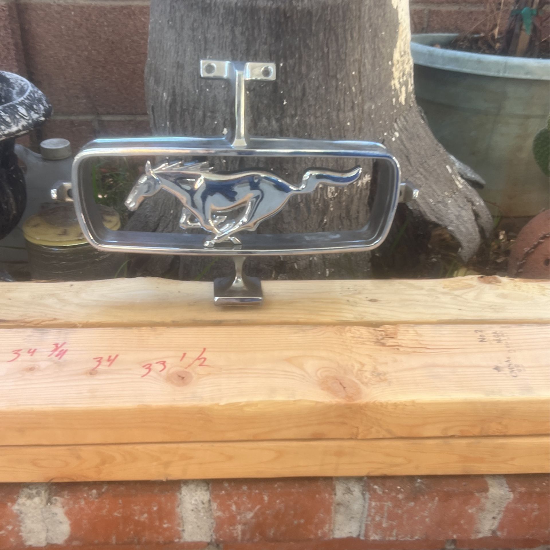 65/66 Mustang Grill Emblem