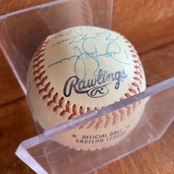 2008 New Britain Rock Cats Signed Team Baseball