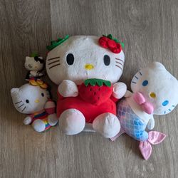 Hello Kitty Plushies And Figurine