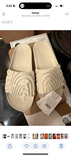 Salehe Bembury x Crocs The Pollex Slide Parsnip size 11